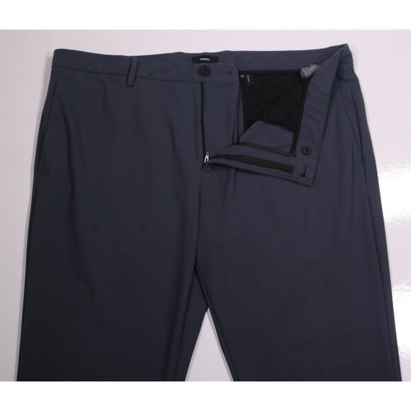 Theory Men's Zaine Blue Gray Performance Flat Front Dress Pants 40x29 - Picture 5 of 7